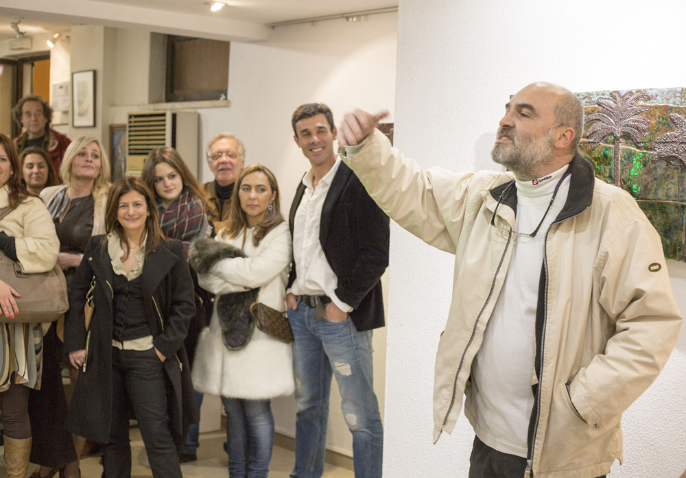 Exibição de cerâmica