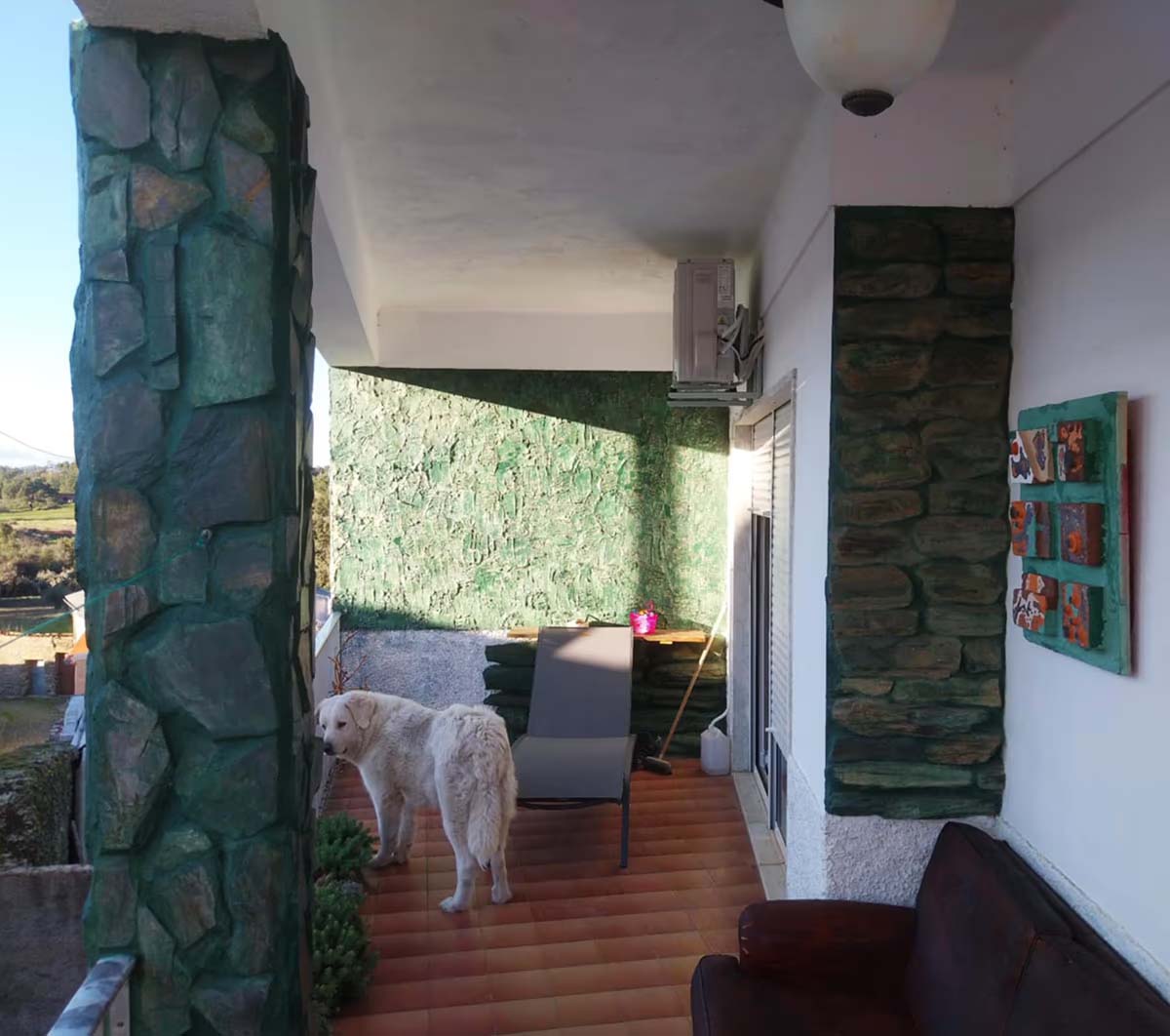 Obra em gesso